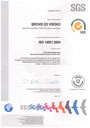 ISO14001 Certifikat